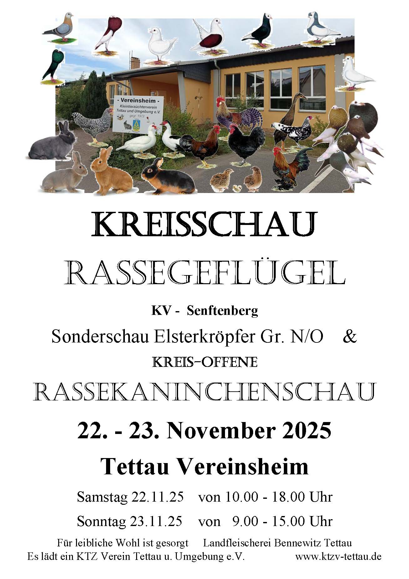 Tettau Rassegeflügelausstellung November 2025