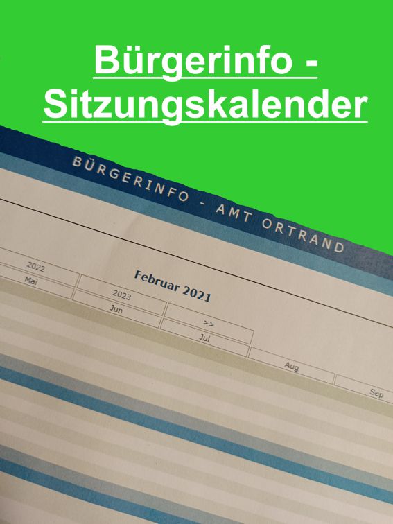 Bürgerinfo Sitzungskalender