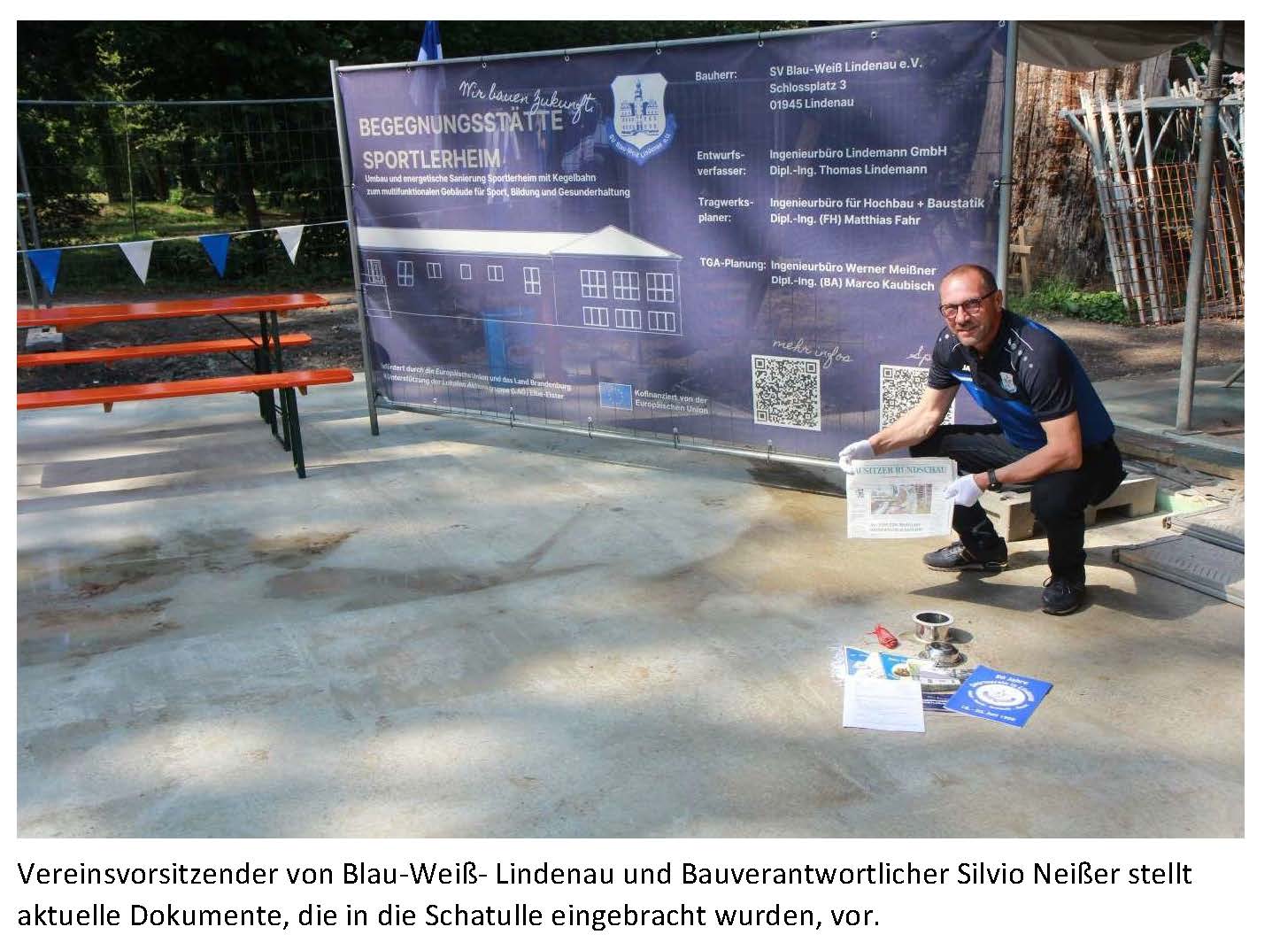 Begegnungsstätte 2025 07 19 Bericht Kupfer Grundsteinlegung Bilder 1 Seite 2